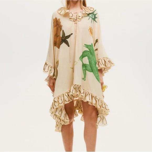 Hm studio collection 2024 printed kaftan dress - Picture 5 of 6